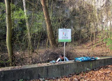 Uwaga na spadające kamienie na Krzemionkach Uwaga na spadające kamienie na Krzemionkach